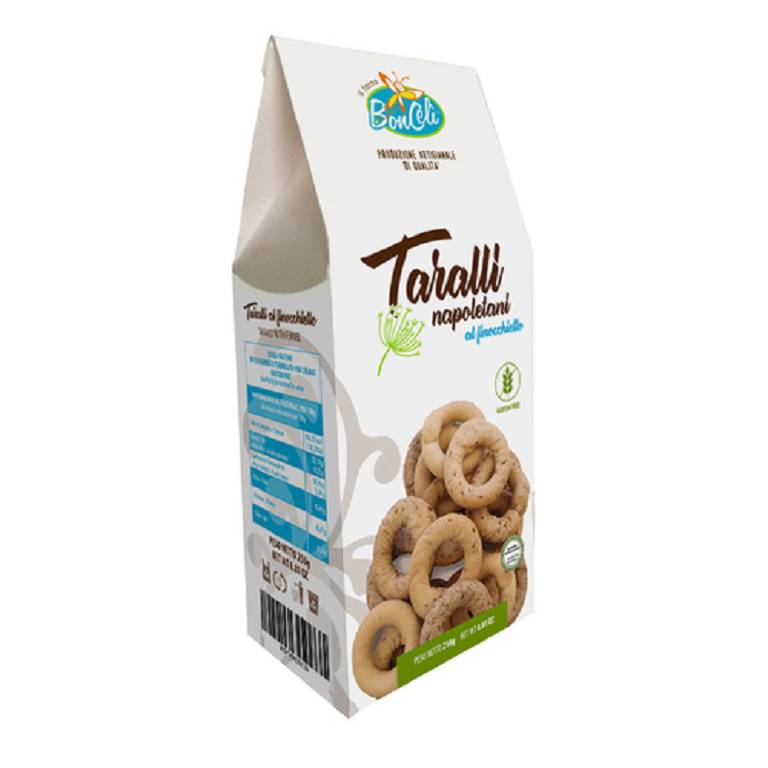BONCELI' TARALLI FINOCCHIE250G BONCELI' TARALLI FINOCCHIE250G