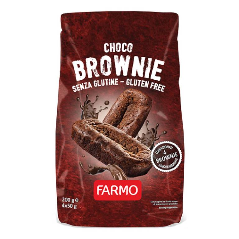 FARMO CHOCO BROWNIE 4X50G FARMO CHOCO BROWNIE 4X50G