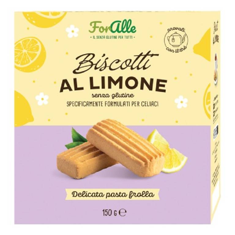 FORALLE BISCOTTI LIMONE 150G FORALLE BISCOTTI LIMONE 150G