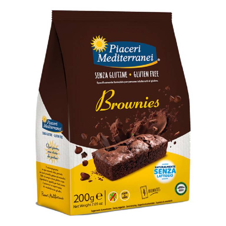 PIACERI MEDIT BROWNIES 200G PIACERI MEDIT BROWNIES 200G