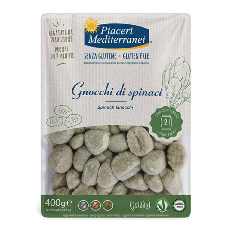 PIACERI MEDIT GNOC SPINACI400G PIACERI MEDIT GNOC SPINACI400G