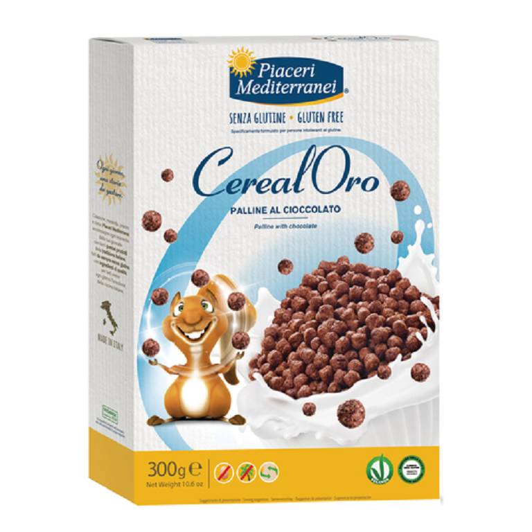 PIACERI MEDITERRANEI CEREALORO PALLINE AL CACAO 300G PIACERI MEDITERRANEI CEREALORO PALLINE AL CACAO 300G