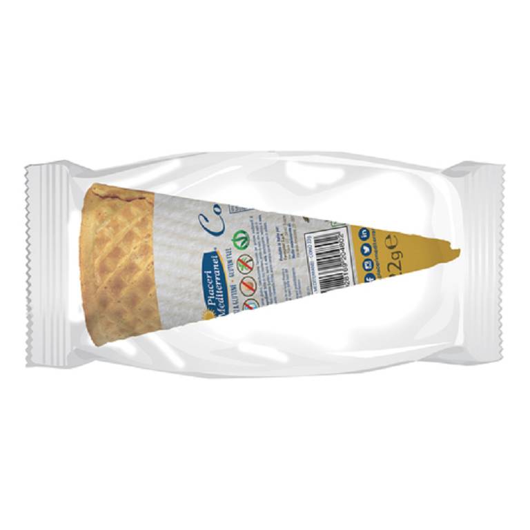 PIACERI MEDITERRANEI CONO MONOPORZIONE 22G PIACERI MEDITERRANEI CONO MONOPORZIONE 22G