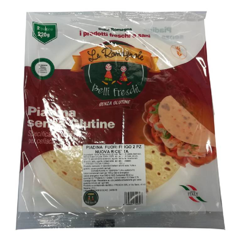 PIADINA FUORI FRIGO 2X110G PIADINA FUORI FRIGO 2X110G